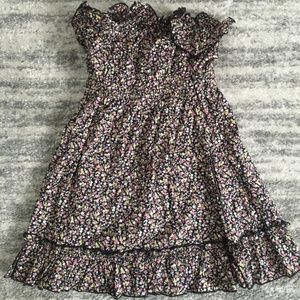 Jack Wills Floral Ruffle Dress